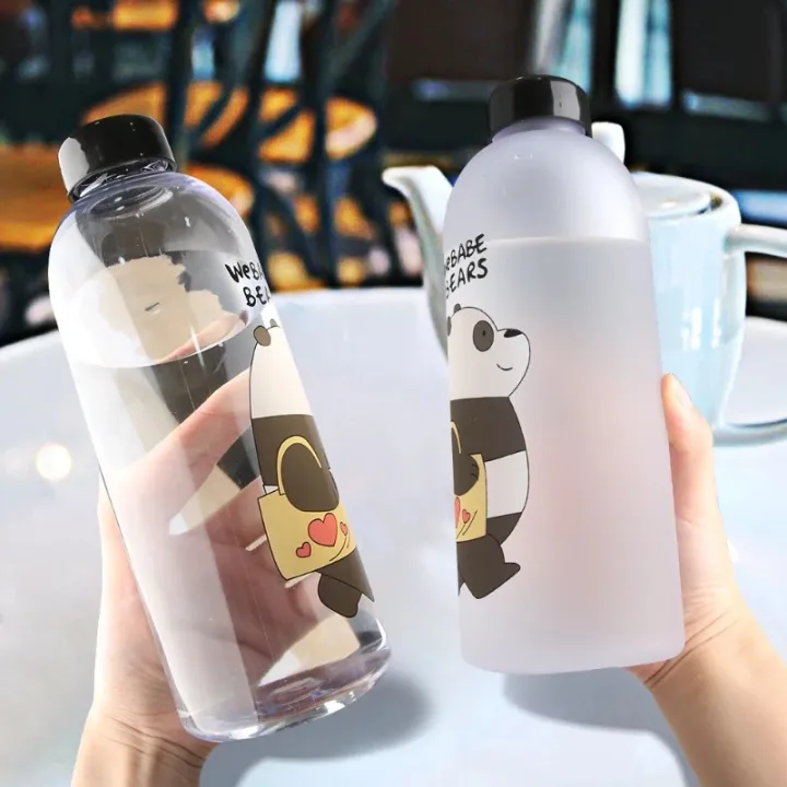 Panda Water Bottle Food-Grade Plastic 1000ml