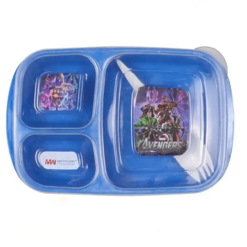 Plastic Lunch Box Blue
