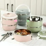 Stainless Steel 2 Layer Vacuum Lunch Box