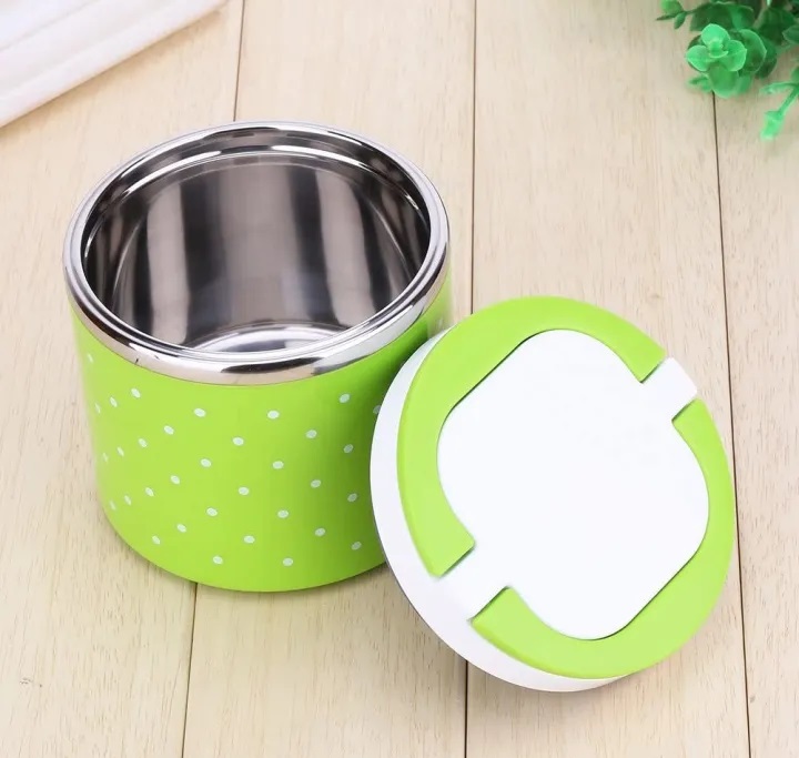 Stainless Steel Double Handle Lunch Box