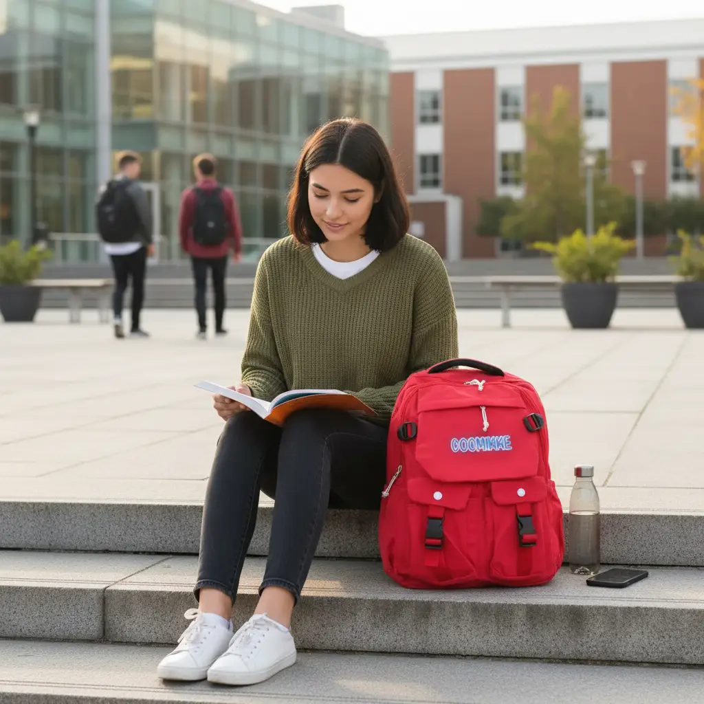 Coomikke Multi Pocket College Backpack