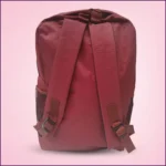 Mehroon Sports School Bag back side
