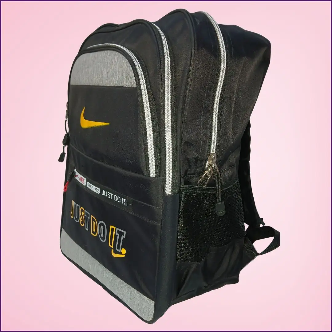 School bag black left side School bag black left side