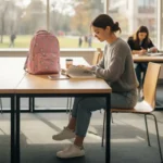 Teddy Bear Anime College Backpack